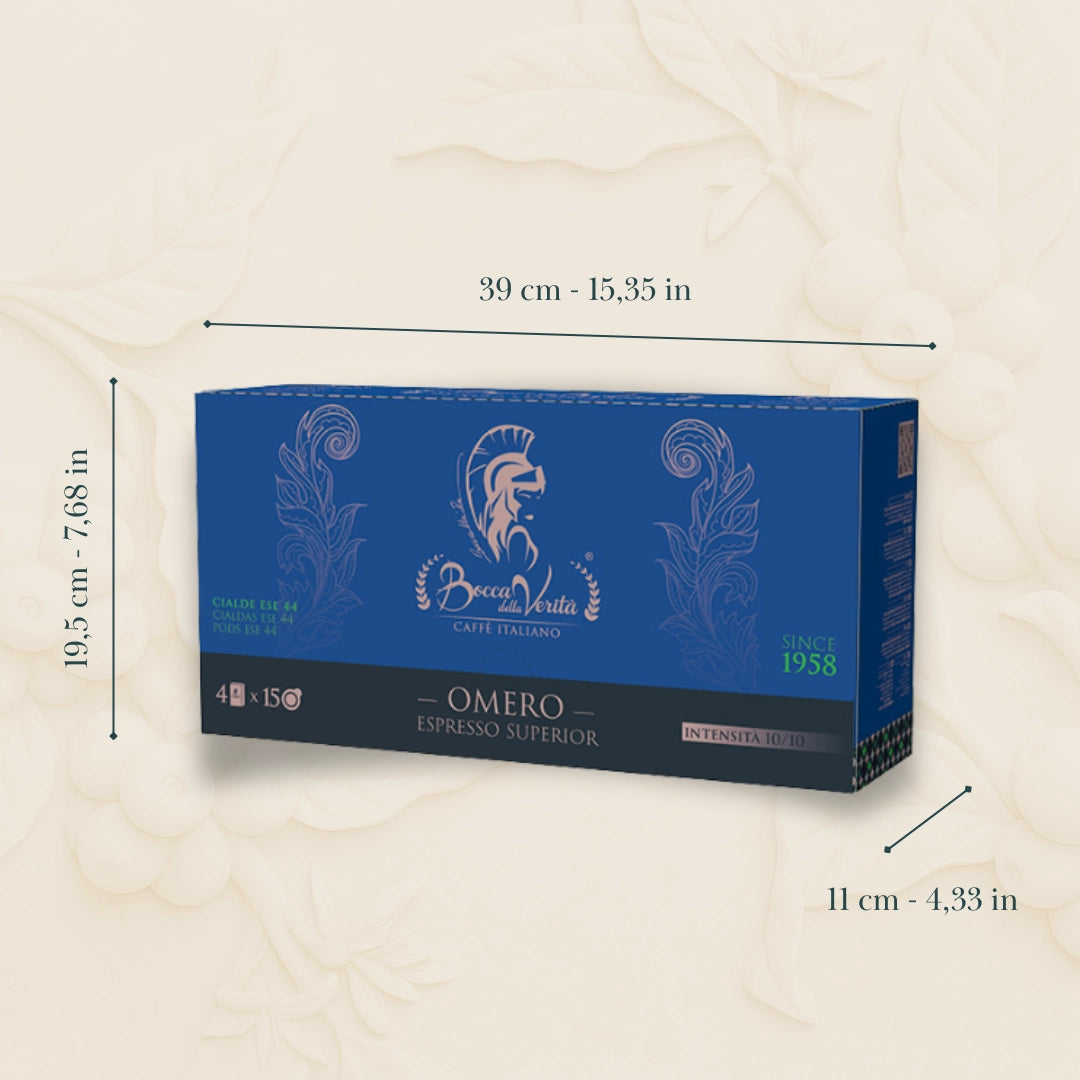 “Omero” Espresso Superior Cialde Pods ESE 44mm