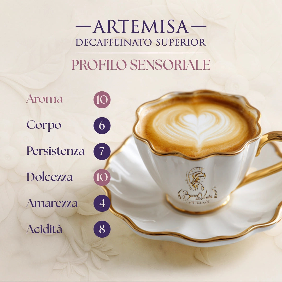 “Artemisa” Decaffeinato Caffè in Grani 1kg