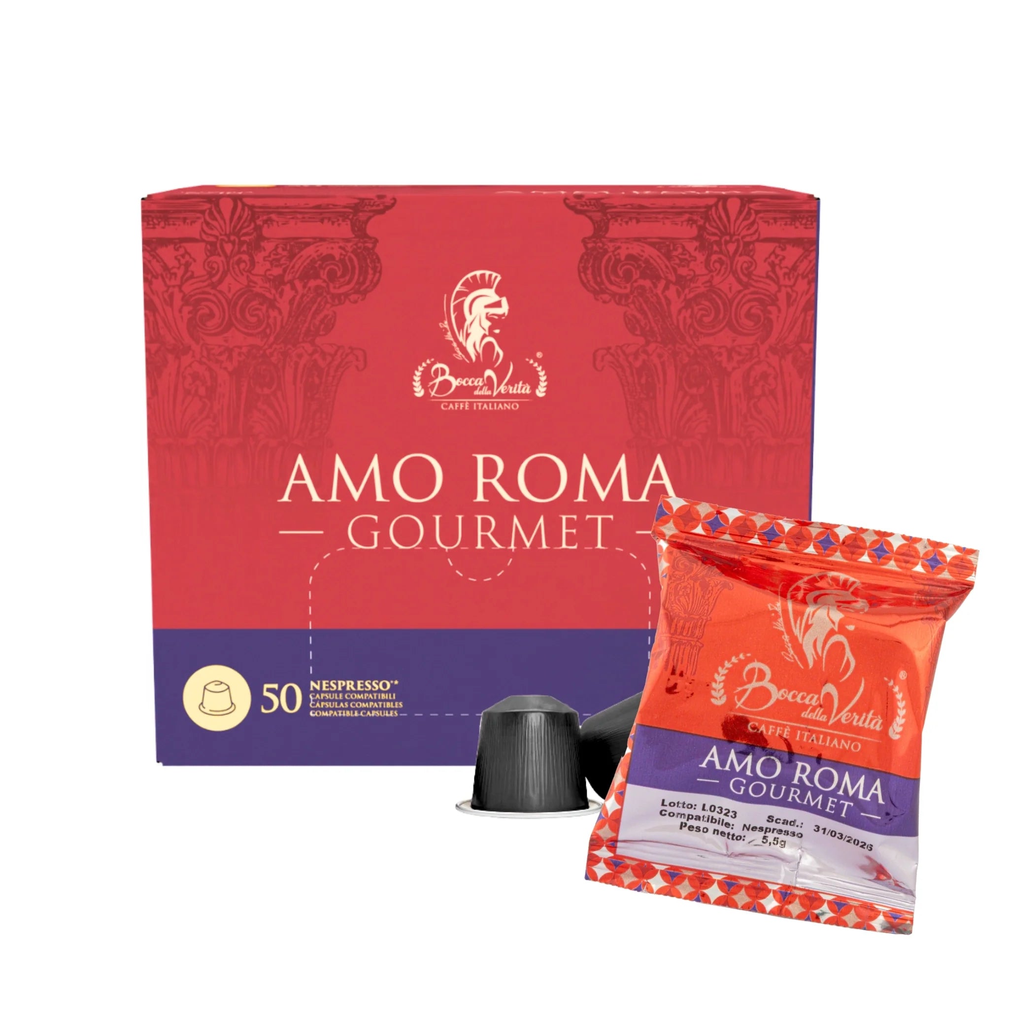 “Amo Roma” Gourmet Capsule Compatibili Nespresso®
