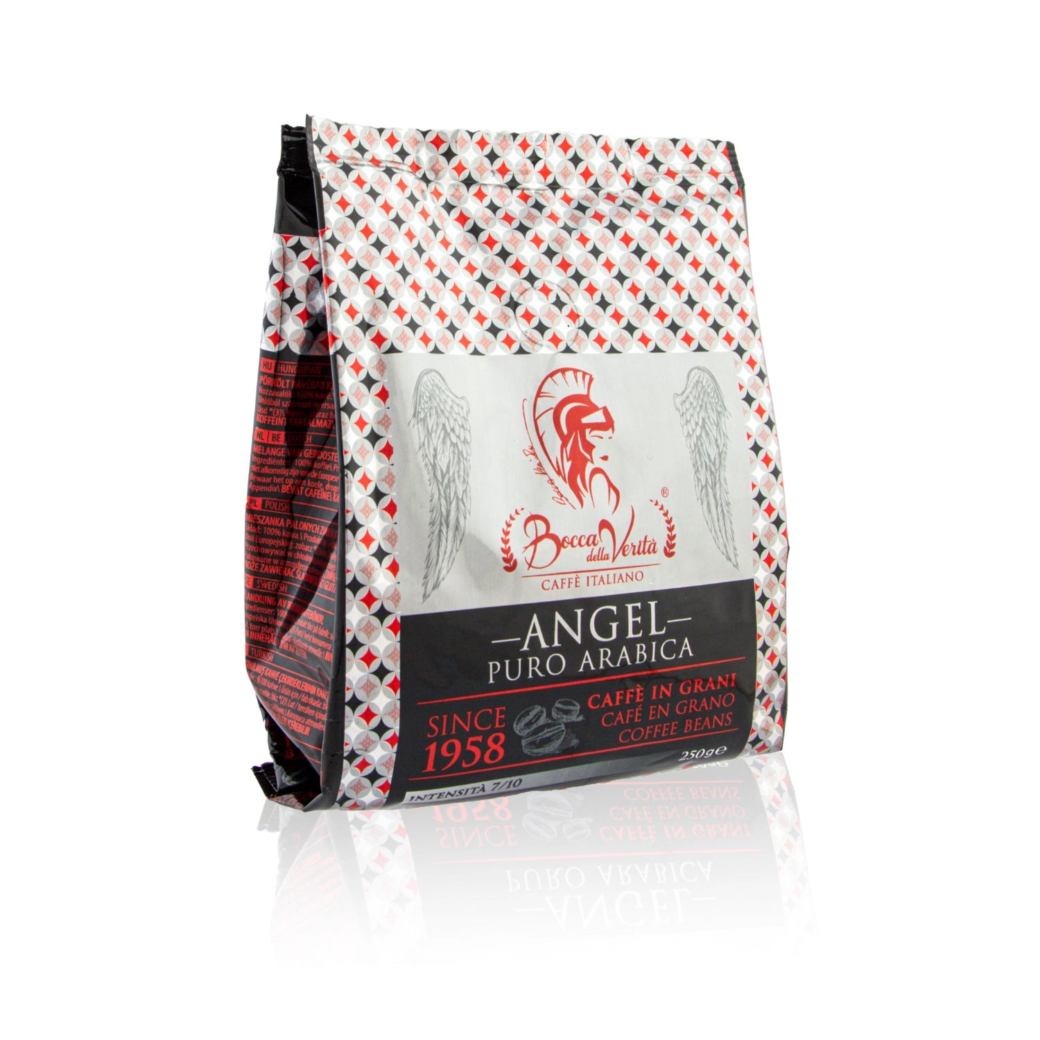“Angel” Puro Arabica Caffè in Grani 250g