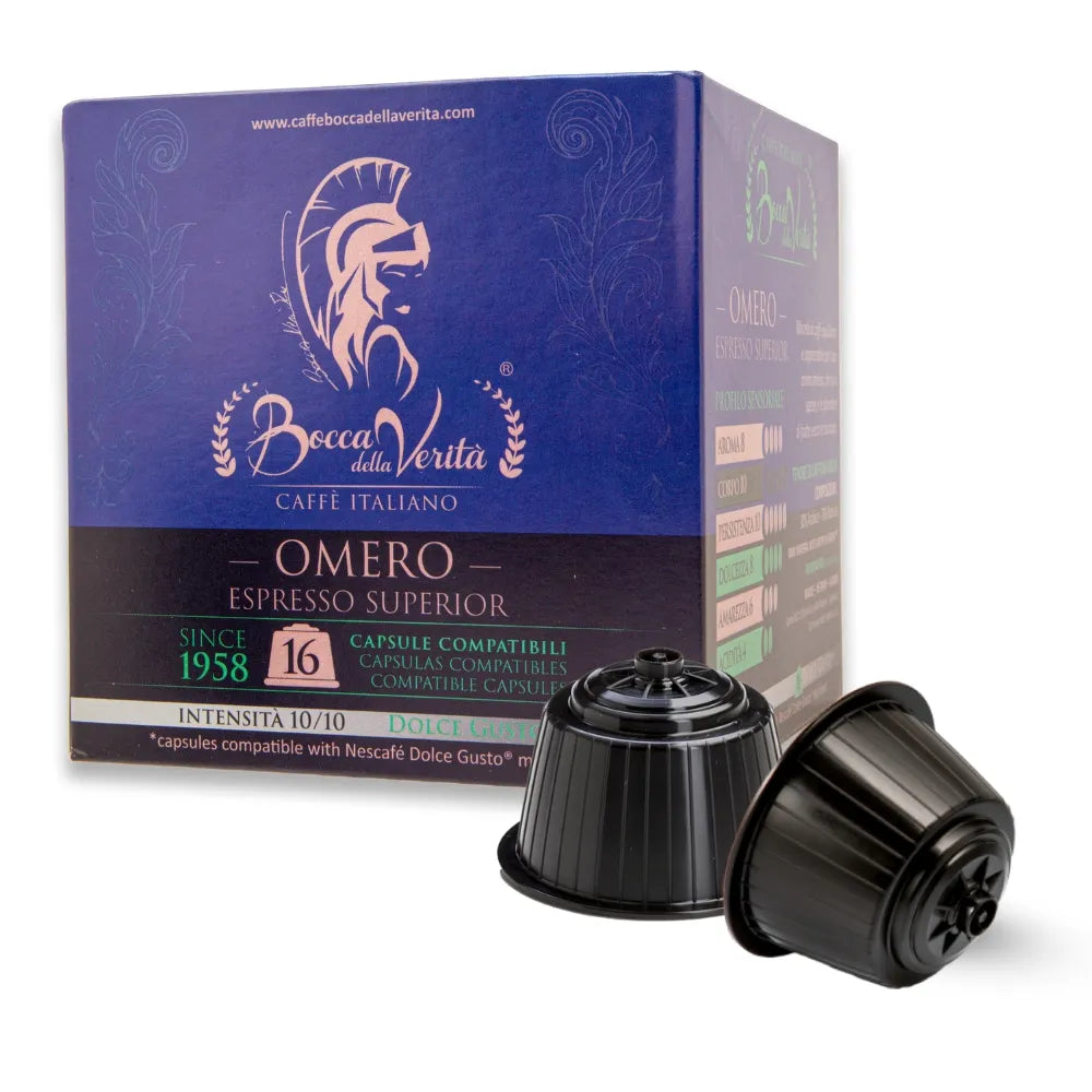 “Omero” Espresso Superior Capsule Compatibile Nescafé® Dolce Gusto®
