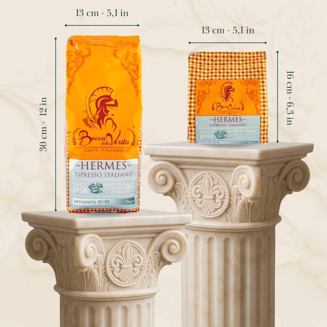 Medidas de café en grano Bocca della Verità Hermes Espresso Italiano 