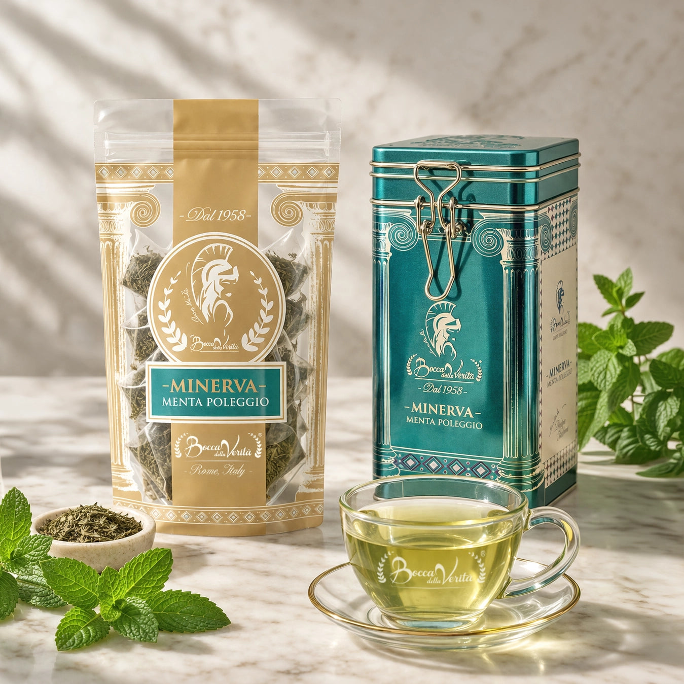 “Minerva” Infuso di Menta Poleggio in buste Piramide