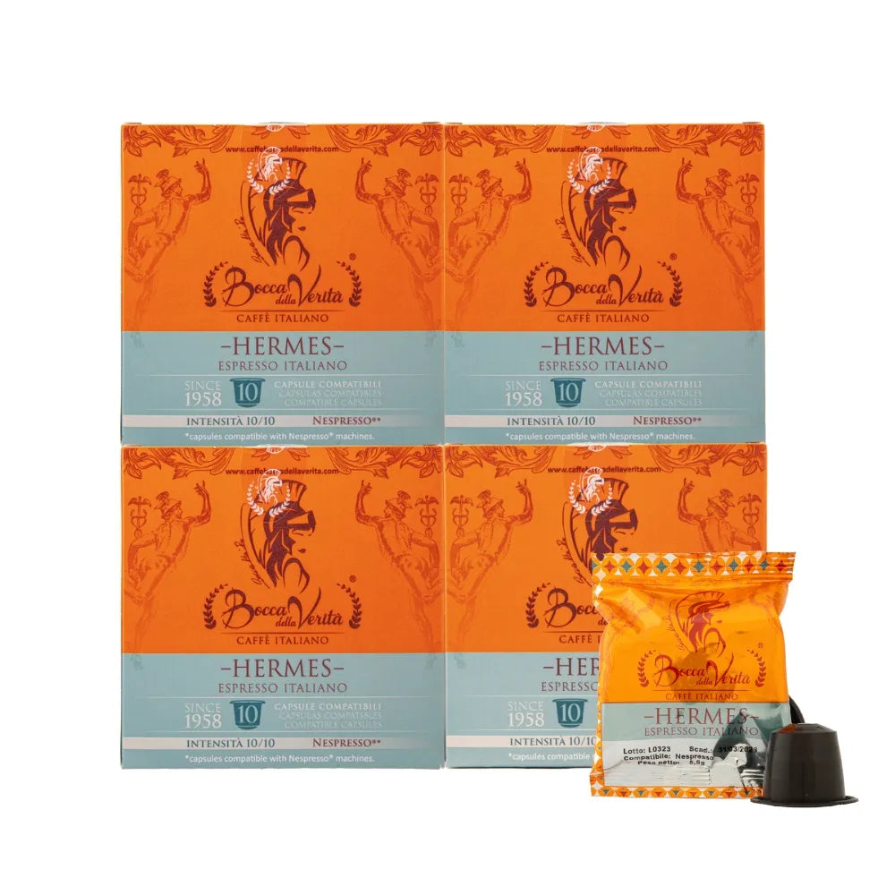 “Hermes” Espresso Italiano Capsule Compatibile Nespresso®