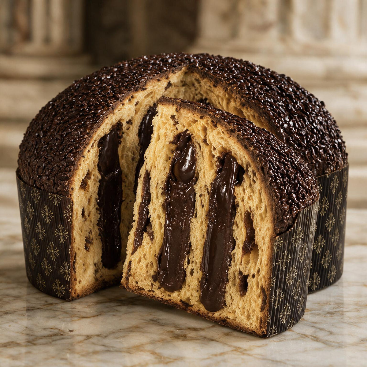 PREORDINE ESCLUSIVO · PANETTONE AL CIOCCOLATO BOCCA DELLA VERITÀ® – 1 kg