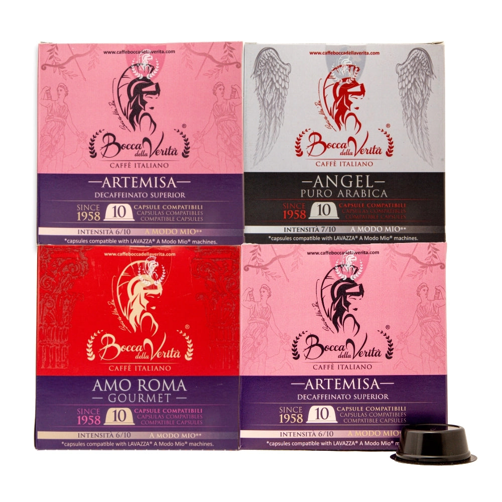 LA DEGUSTAZIONE - A Modo Mio® Capsule Compatibili 4x10pz
