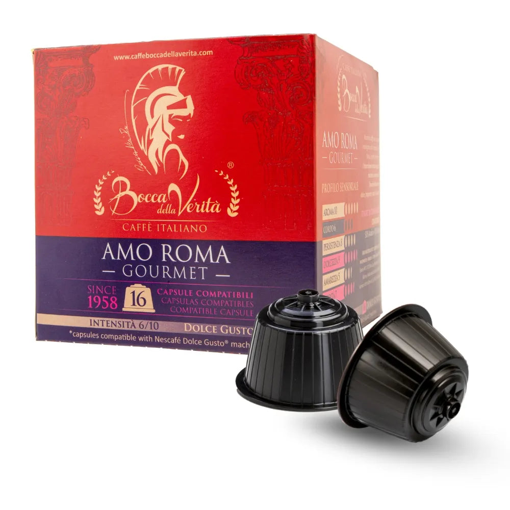 “Amo Roma” Gourmet Capsule Compatibili Nescafé® Dolce Gusto®