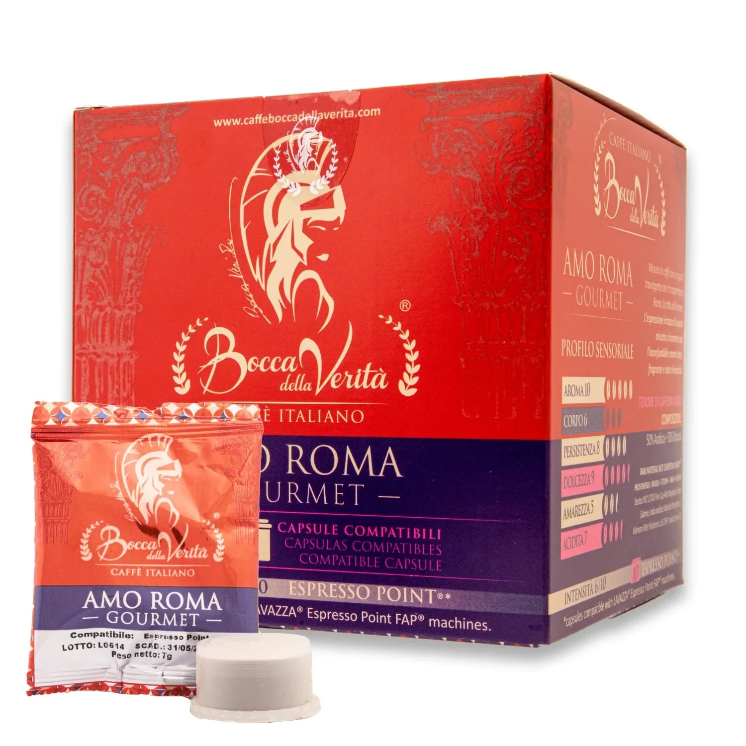 “Amo Roma” Gourmet Capsule Compatibili Espresso Point®
