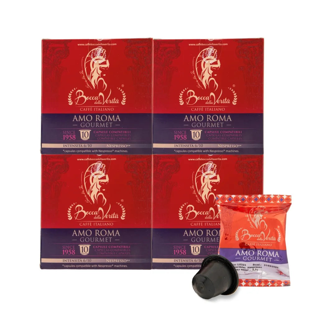 “Amo Roma” Gourmet Capsule Compatibili Nespresso®