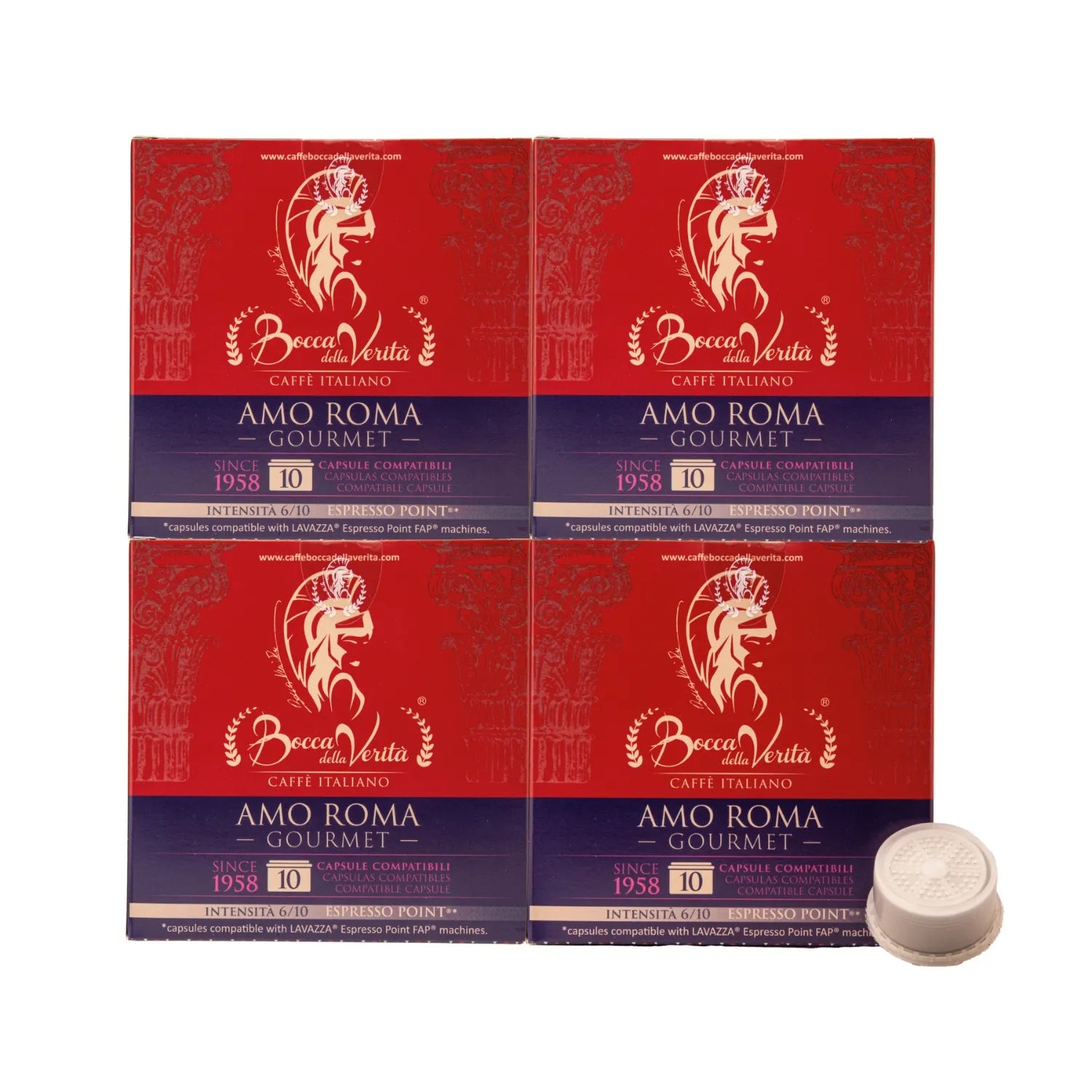 “Amo Roma” Gourmet Capsule Compatibili Espresso Point®