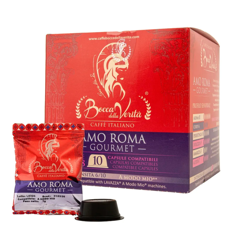 “Amo Roma” Gourmet Capsule Compatibili A Modo Mio®