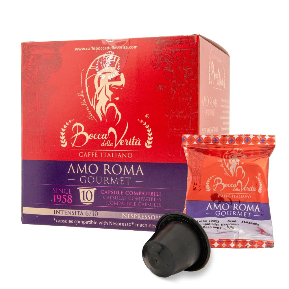 “Amo Roma” Gourmet Capsule Compatibili Nespresso®