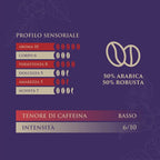 “Amo Roma” Gourmet Caffè in Grani 1kg 50% Arabica 50% Robusta