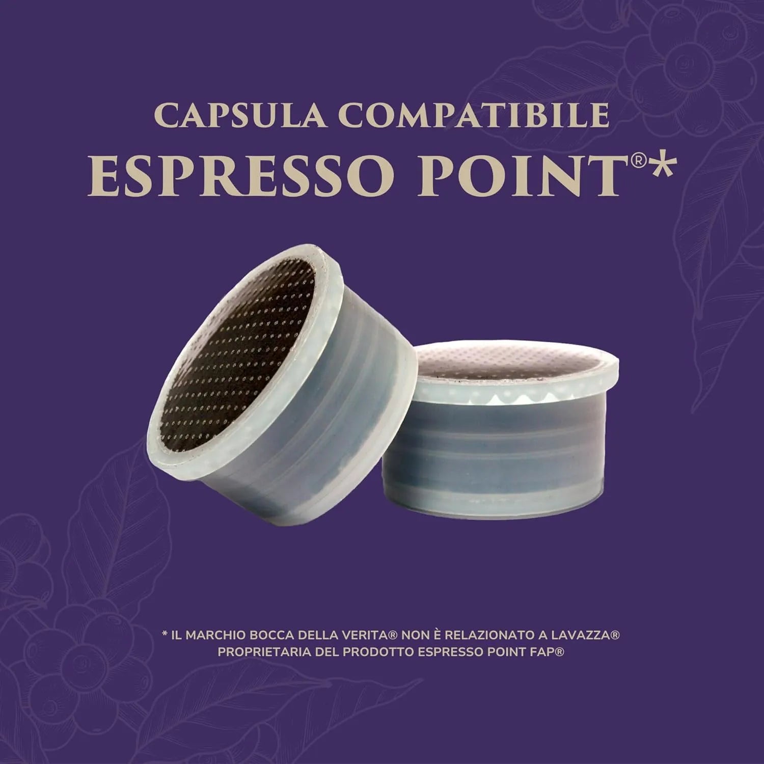 “Amo Roma” Gourmet Capsule Compatibili Espresso Point® 50% Arabica 50% Robusta