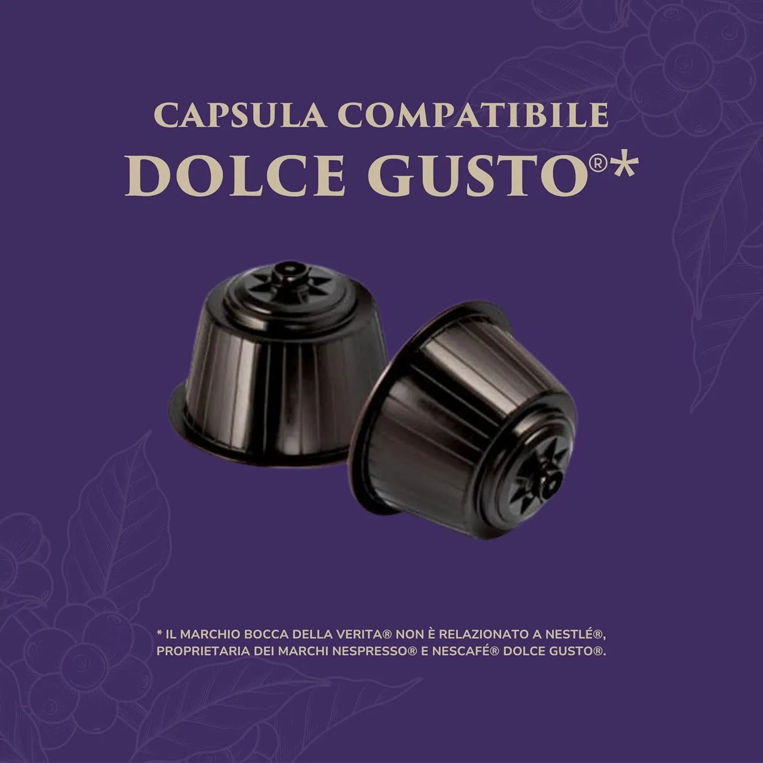 “Amo Roma” Gourmet Capsule Compatibili Nescafé® Dolce Gusto® 50% Arabica 50% Robusta