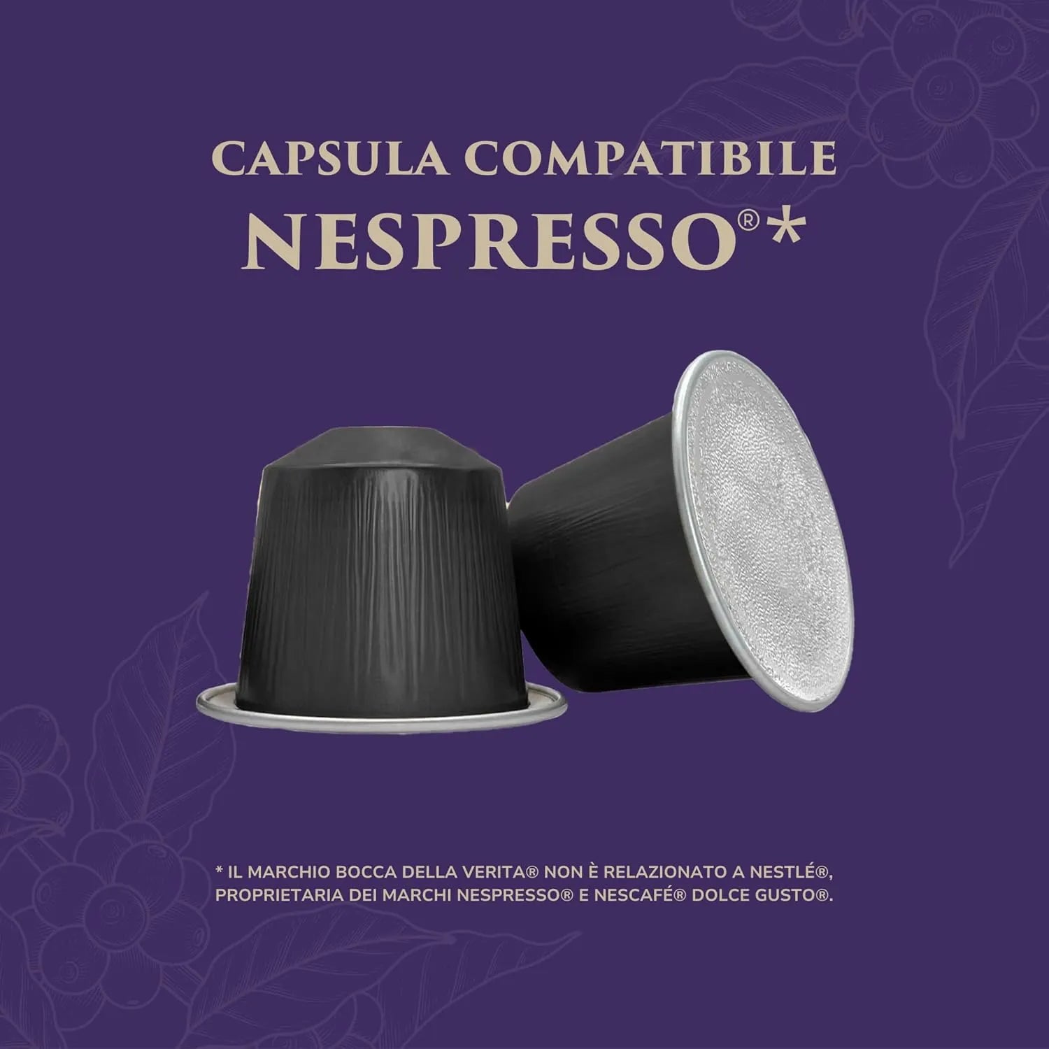 “Amo Roma” Gourmet Capsule Compatibili Nespresso® 50% Arabica 50% Robusta