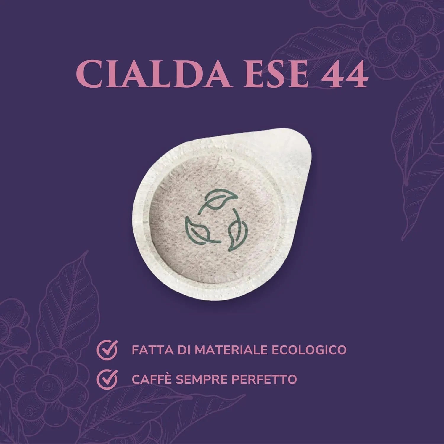 “Artemisa” Decaffeinato Cialde Pods ESE 44mm