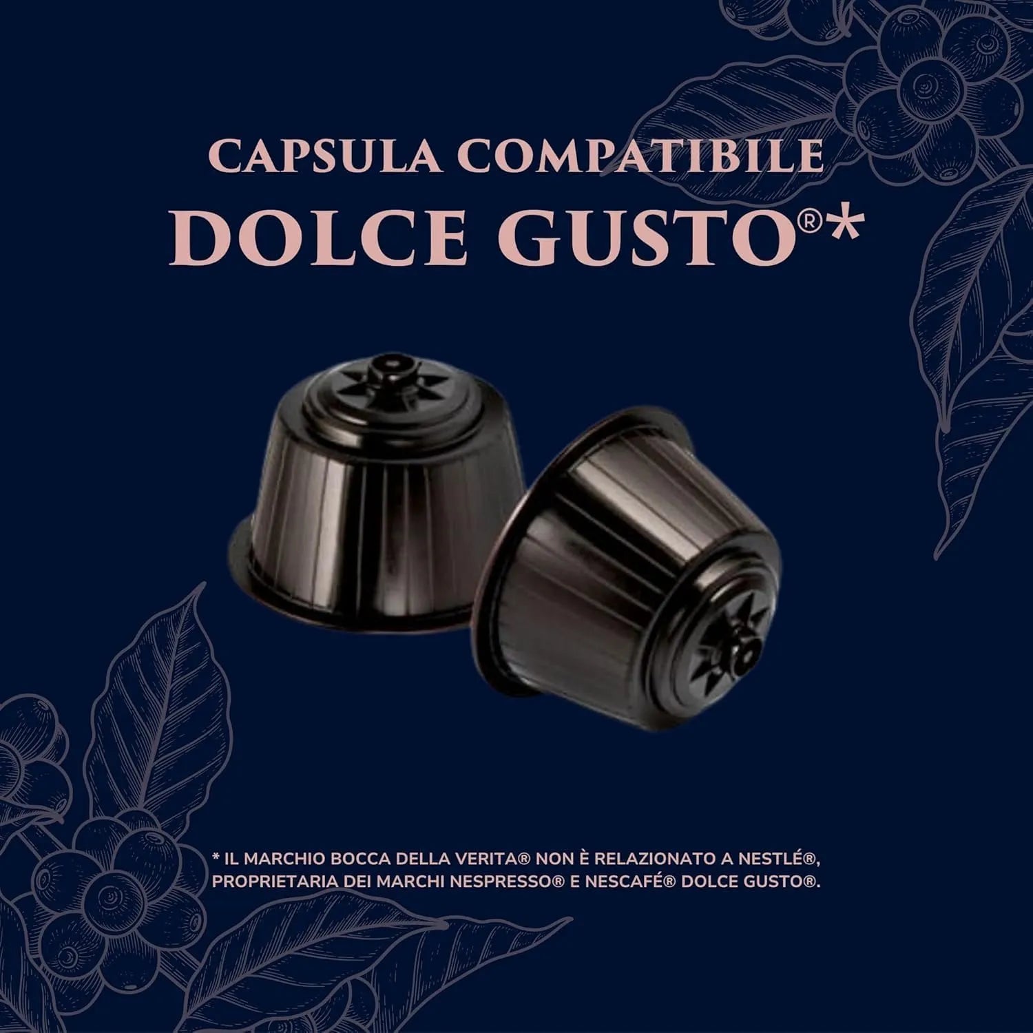 “Omero” Espresso Superior Capsule Compatibile Nescafé® Dolce Gusto® 30% Arabica 70% Robusta