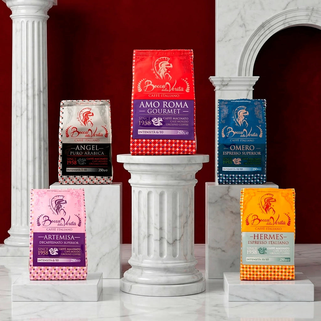 Degustazione IL PIACERE DEL CAFFÈ A CASA - Caffè MACINATO 5x250g