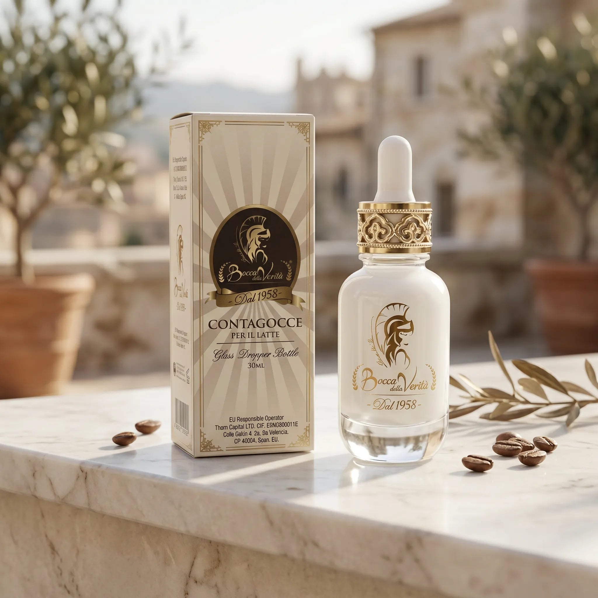 Distributore di gocce di latte