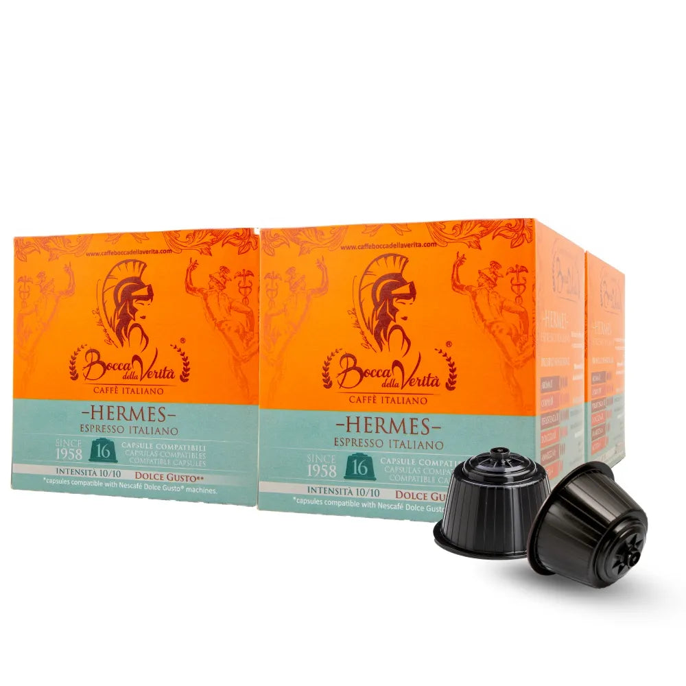 “Hermes” Espresso Italiano Capsule Compatibile Nescafé® Dolce Gusto®