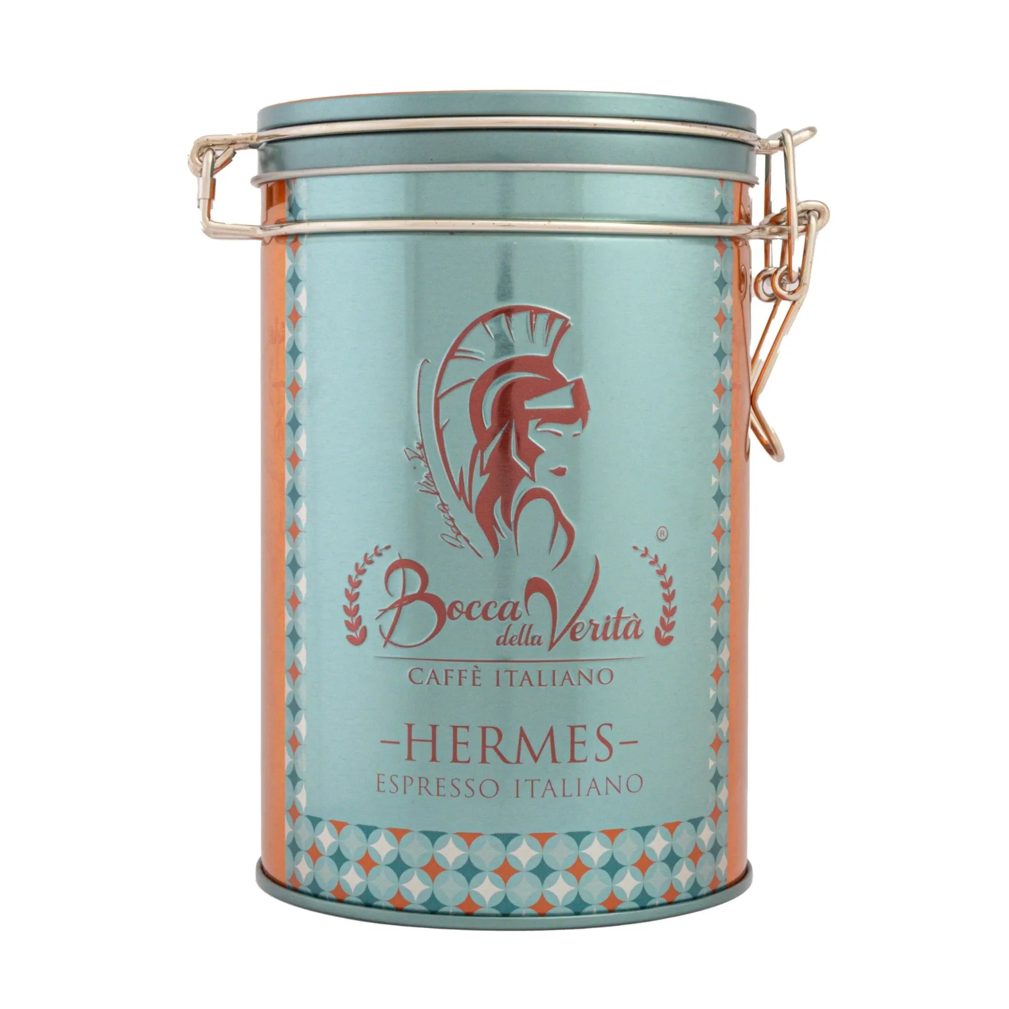 Lattina Decorativa in Alluminio con Chiusura Ermetica per Caffè di 250G