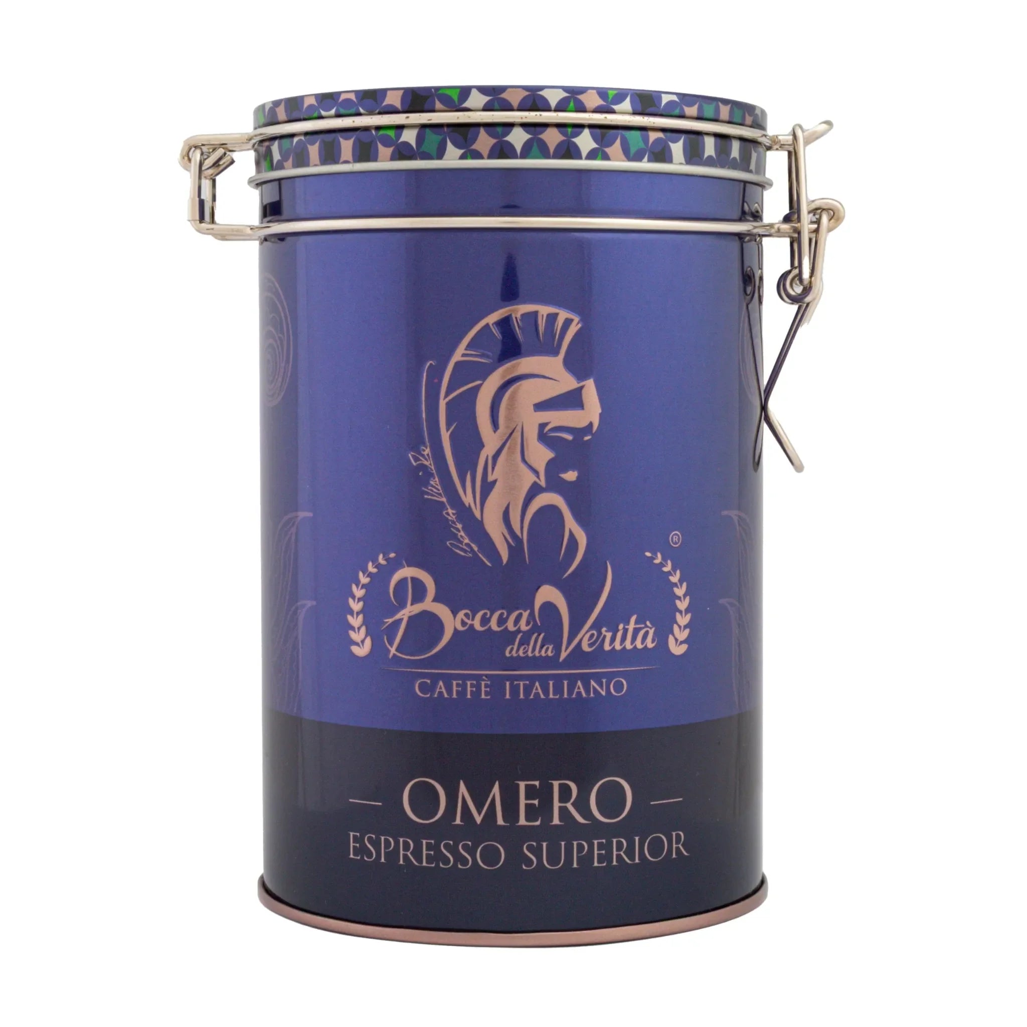 Lattina Decorativa in Alluminio con Chiusura Ermetica per Caffè di 250G