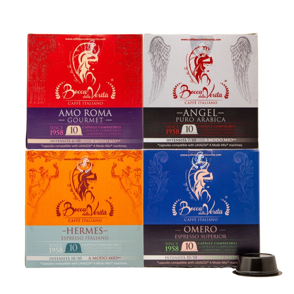 LA DEGUSTAZIONE - A Modo Mio® Capsule Compatibili 4x10pz