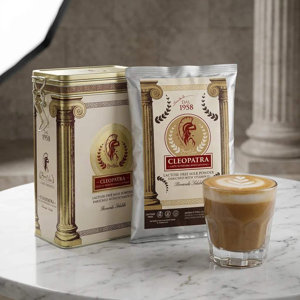 Ginseng Caramel Latte, Soluble Powder, 250g Bag, Made in Italy