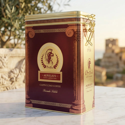 Ginseng Caramel Latte, Soluble Powder, 250g Bag, Made in Italy