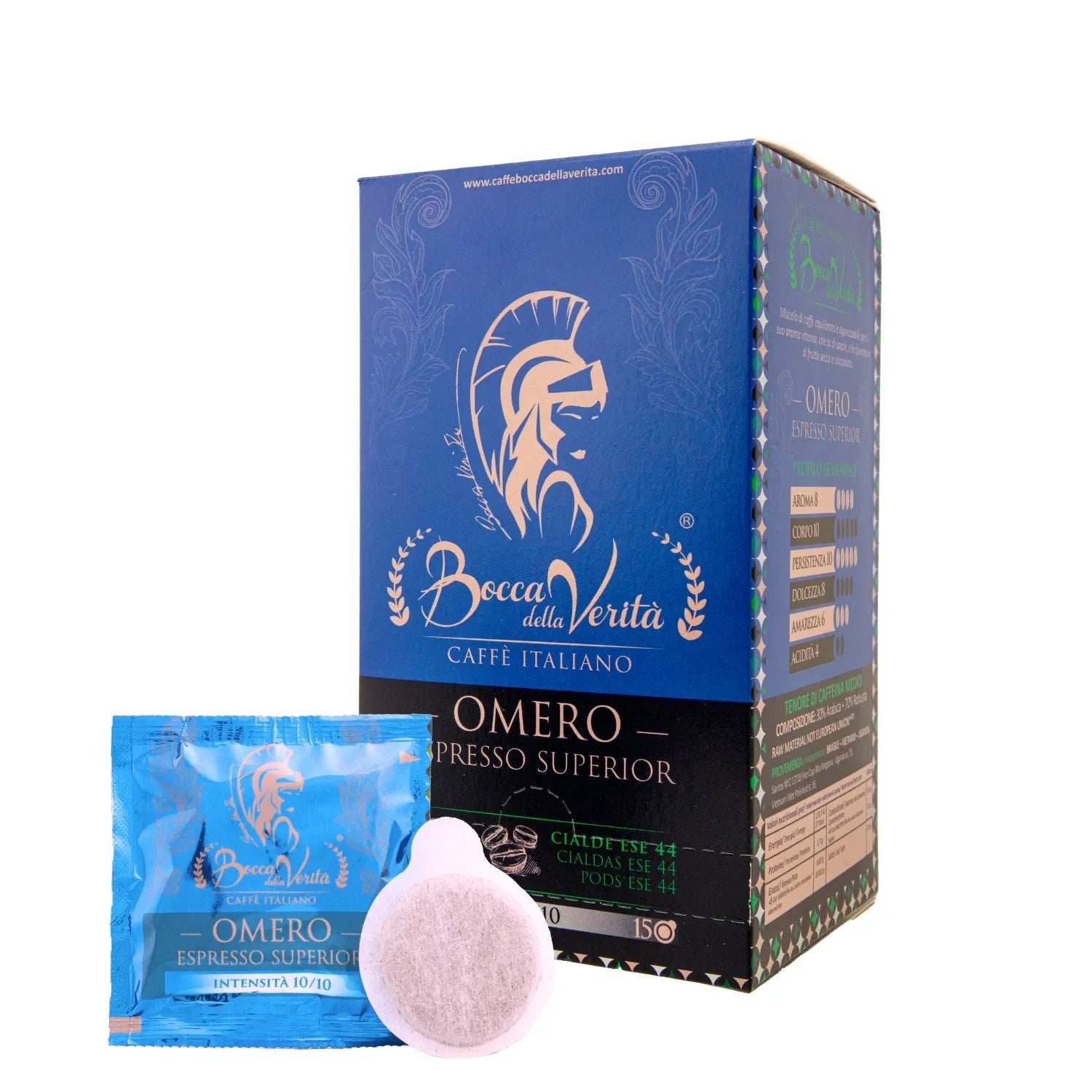 “Omero” Espresso Superior Cialde Pods ESE 44mm