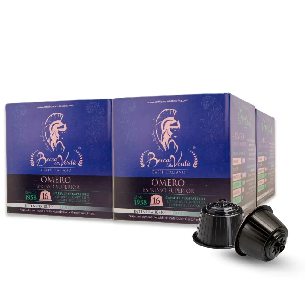“Omero” Espresso Superior Capsule Compatibile Nescafé® Dolce Gusto®