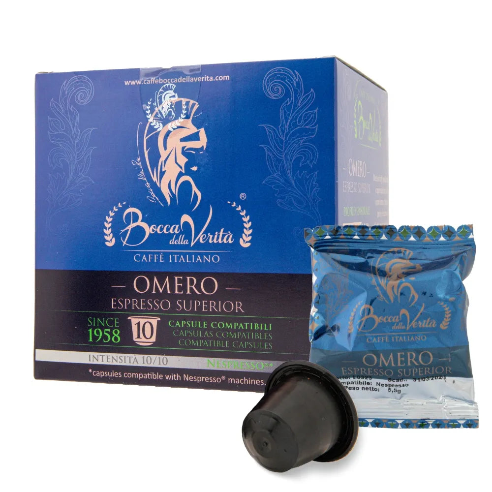 “Omero” Espresso Superior Capsule Compatibile Nespresso®