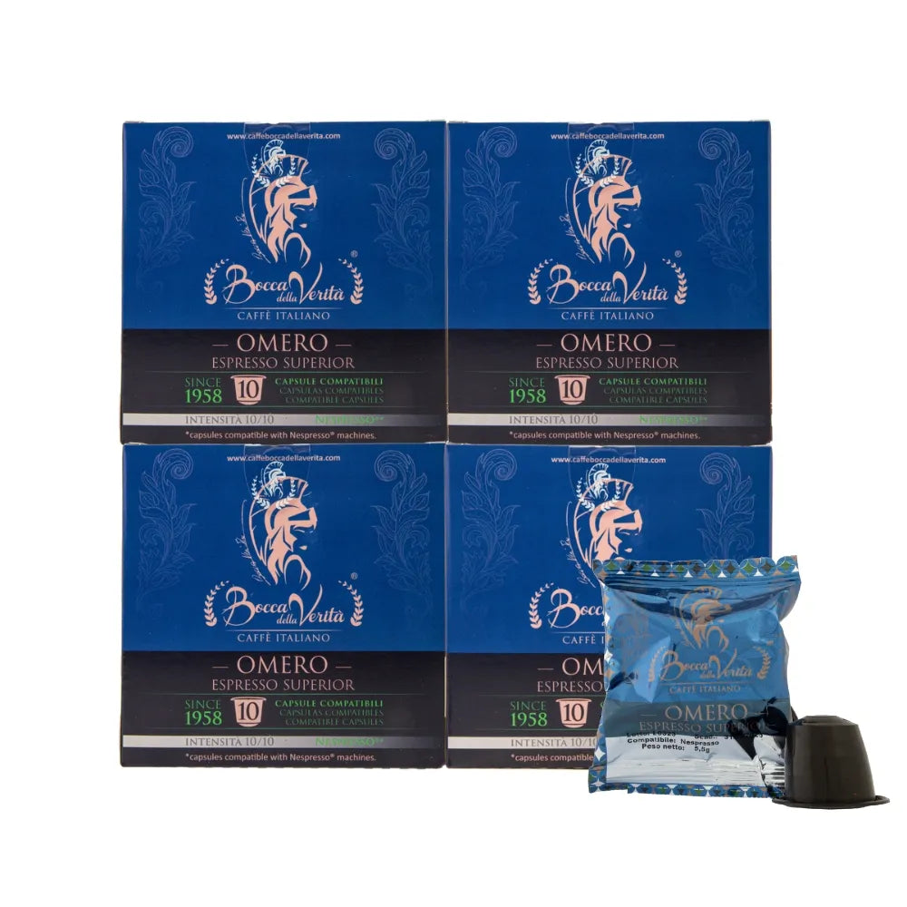“Omero” Espresso Superior Capsule Compatibile Nespresso®