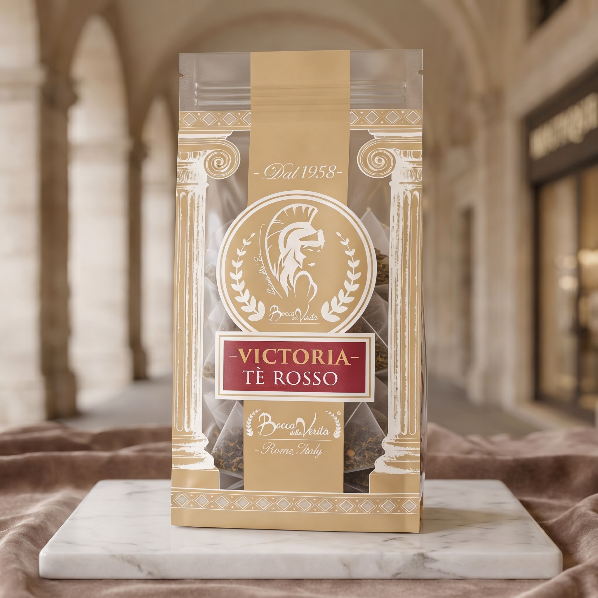 “Victoria” Tè Rosso in buste Piramide