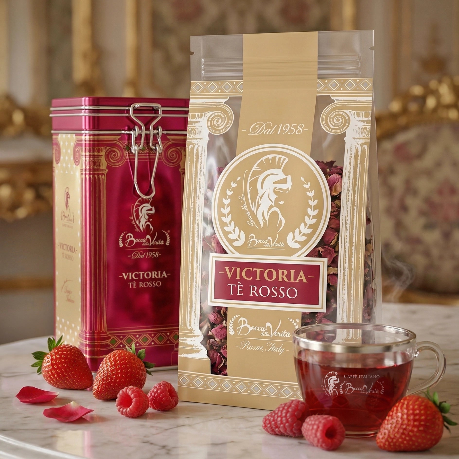 “Victoria” Tè Rosso in buste Piramide